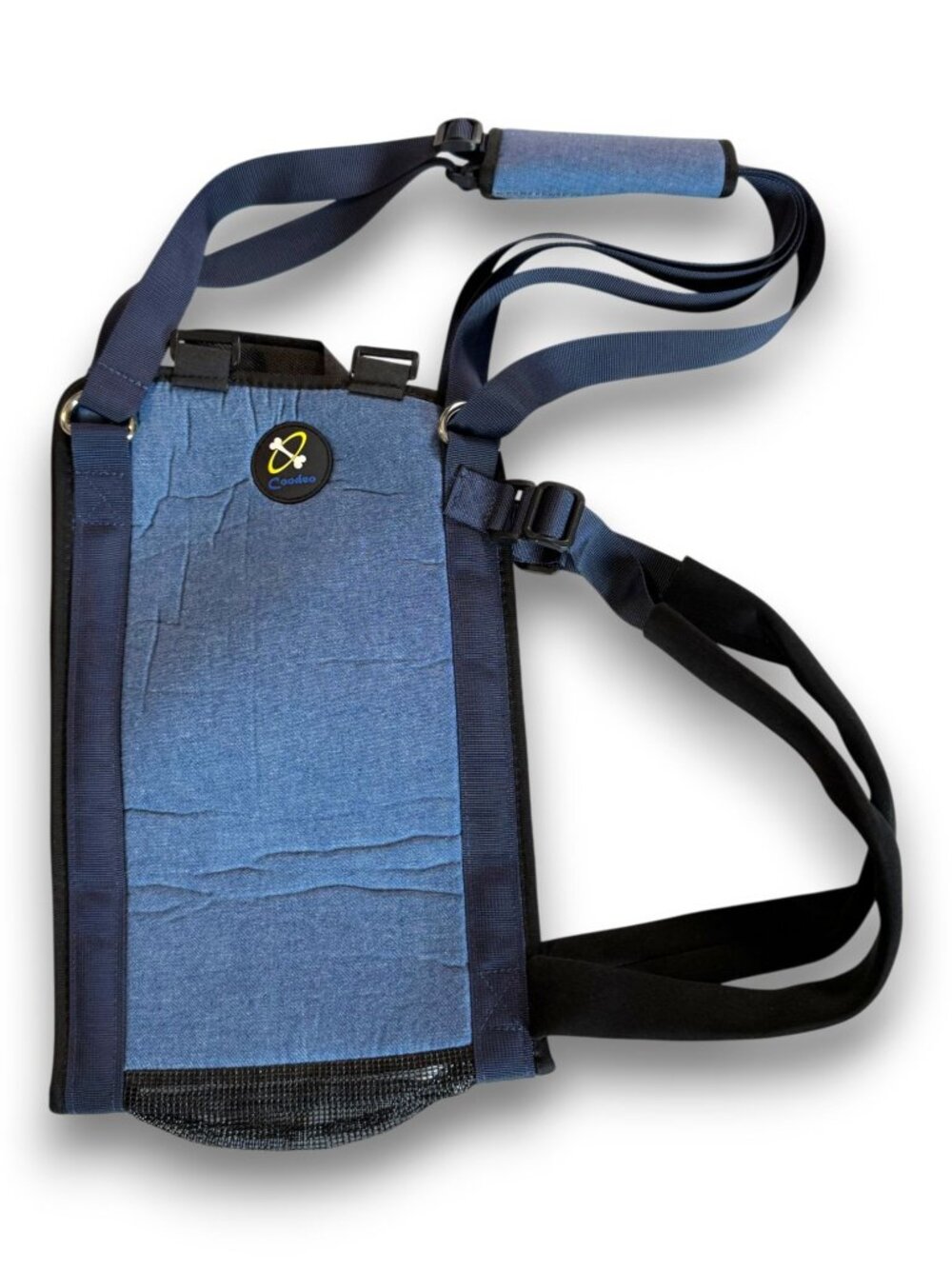 Coodeo Dog Lift Harness Full Body Support Sling for Large Senior Dogs Size XL Bl